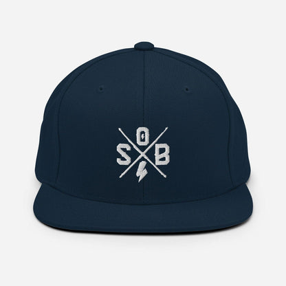 Printful Cross - Snapback-Cap E-Bike-Community