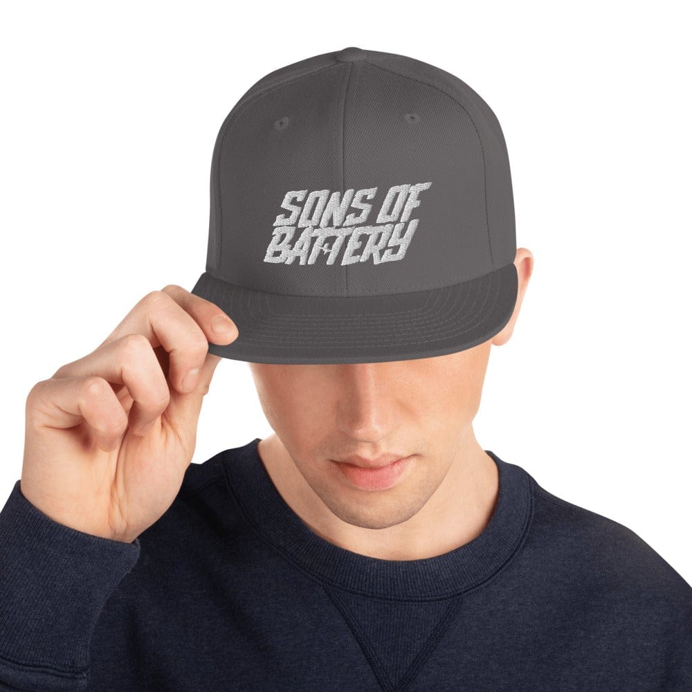 Printful Dark Grey SoB - Snapback-Cap - Sons of Battery - Signature E-Bike-Community