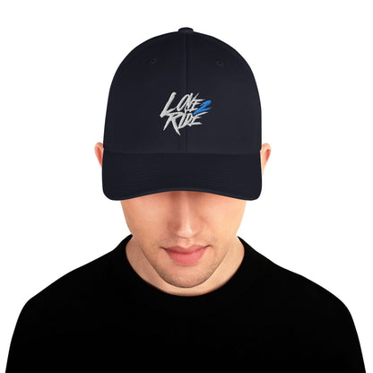 Printful Love 2 Ride blue - Flexfit Cap E-Bike-Community