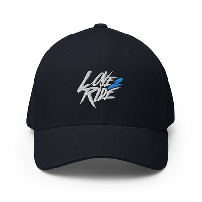 Printful Love 2 Ride blue - Flexfit Cap E-Bike-Community