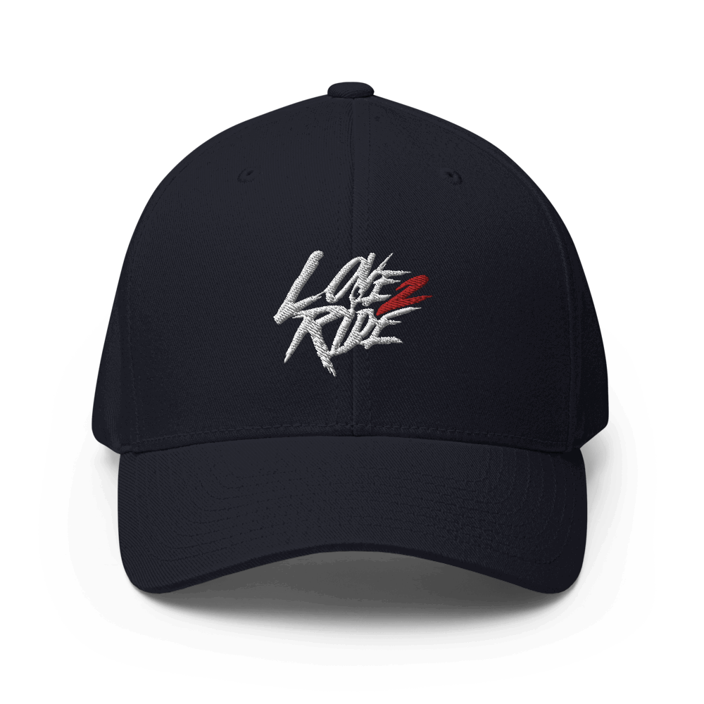 Printful Love 2 Ride - Flexfit Cap (Stick Front) E-Bike-Community