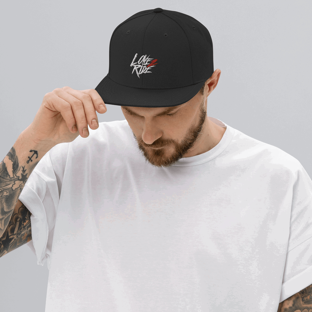 Printful Love 2 Ride - Snapback-Cap E-Bike-Community