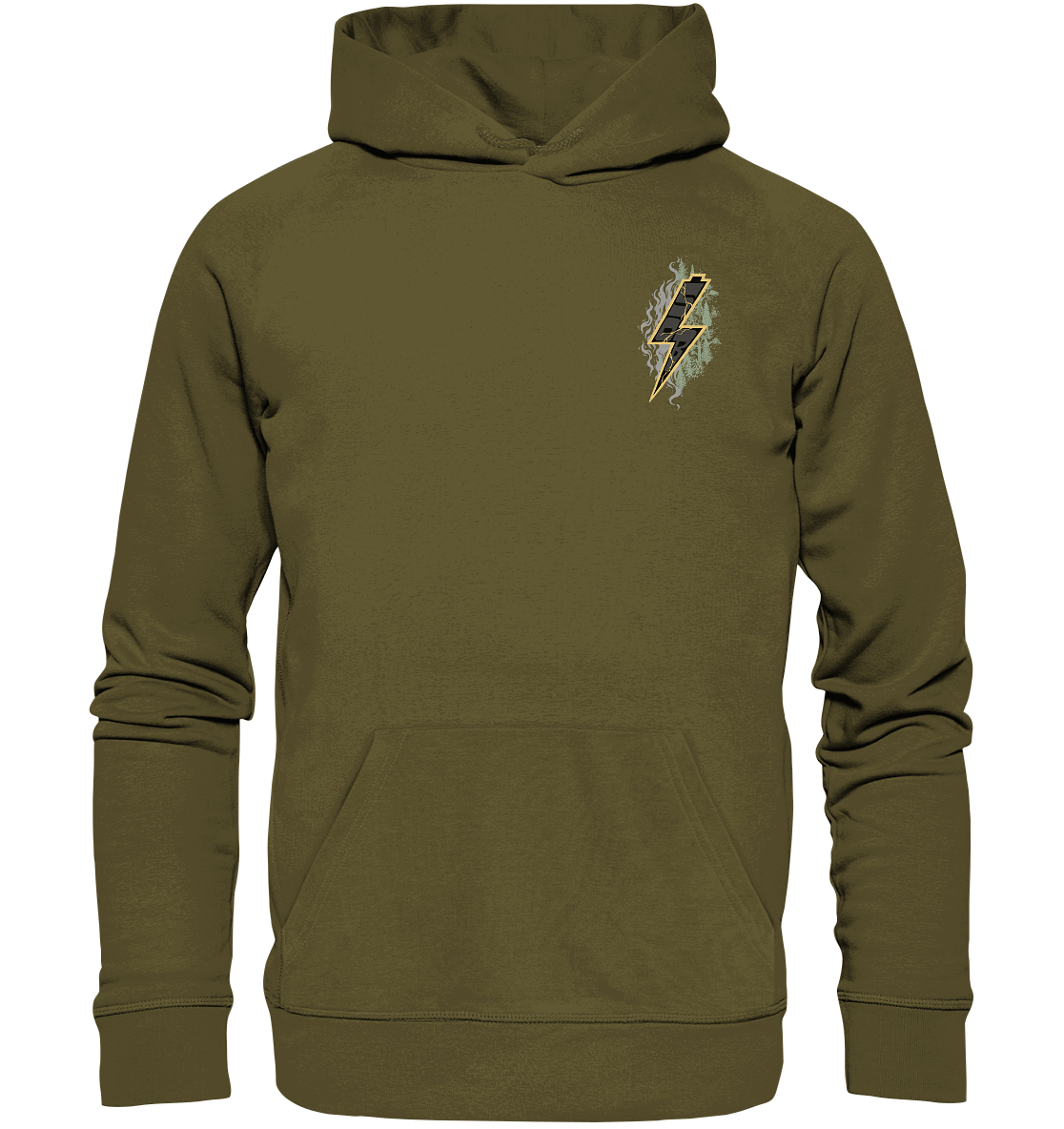 Shirtigo Hoodies British Khaki / XS SoB - Shred or Alive - Organic Hoodie (Mit Flip Label) E-Bike-Community