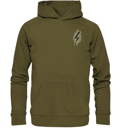 Shirtigo Hoodies British Khaki / XS SoB - Shred or Alive - Organic Hoodie (Mit Flip Label) E-Bike-Community