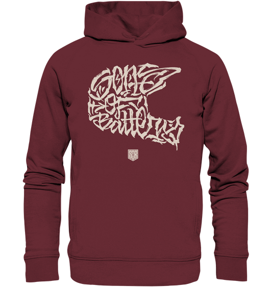 Shirtigo Hoodies Burgundy / XS The Power of Movement - Frontprint - Organic Fashion Hoodie (Flip Label) E-Bike-Community