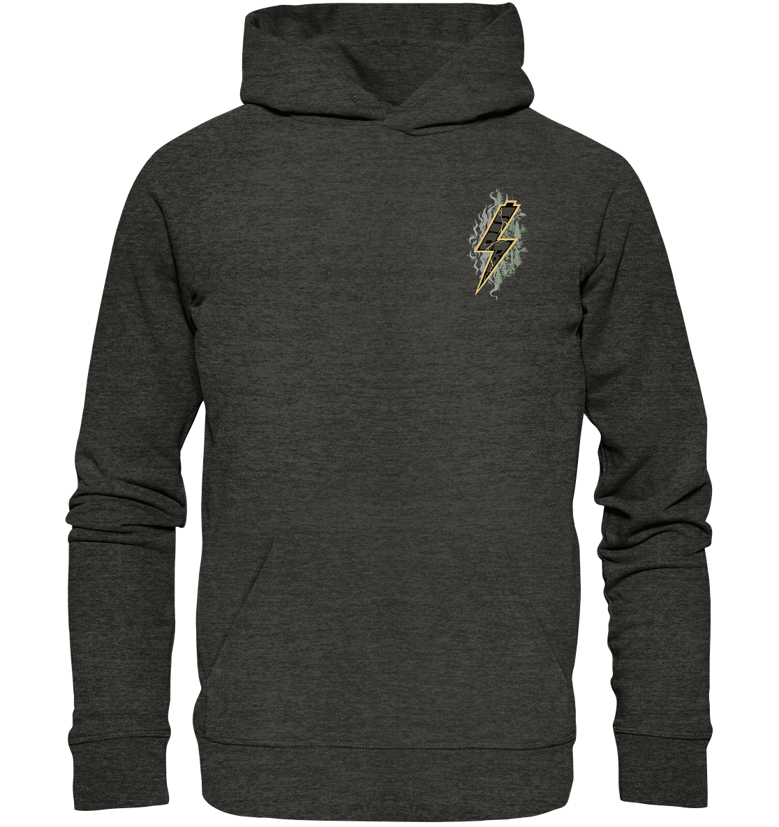 Shirtigo Hoodies Dark Heather Grey / XS SoB - Shred or Alive - Organic Hoodie (Mit Flip Label) E-Bike-Community