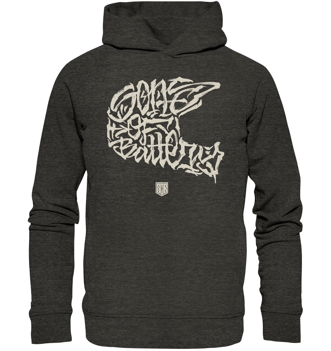 Shirtigo Hoodies Dark Heather Grey / XS The Power of Movement - Frontprint - Organic Fashion Hoodie (Flip Label) E-Bike-Community