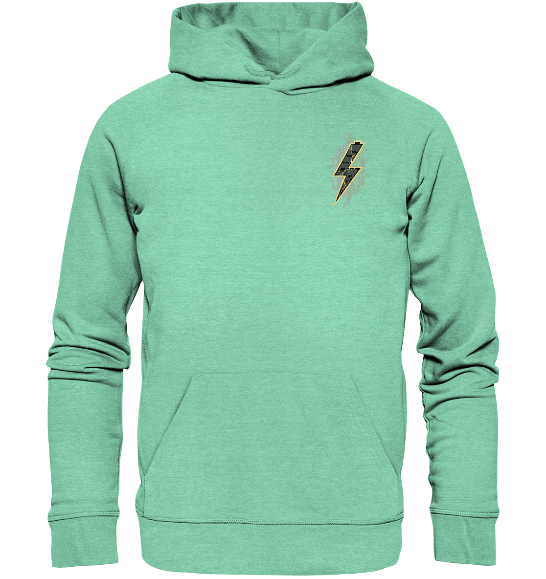 Shirtigo Hoodies Mid Heather Green / XS SoB - Shred or Alive - Organic Hoodie (Mit Flip Label) E-Bike-Community