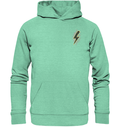 Shirtigo Hoodies Mid Heather Green / XS SoB - Shred or Alive - Organic Hoodie (Mit Flip Label) E-Bike-Community