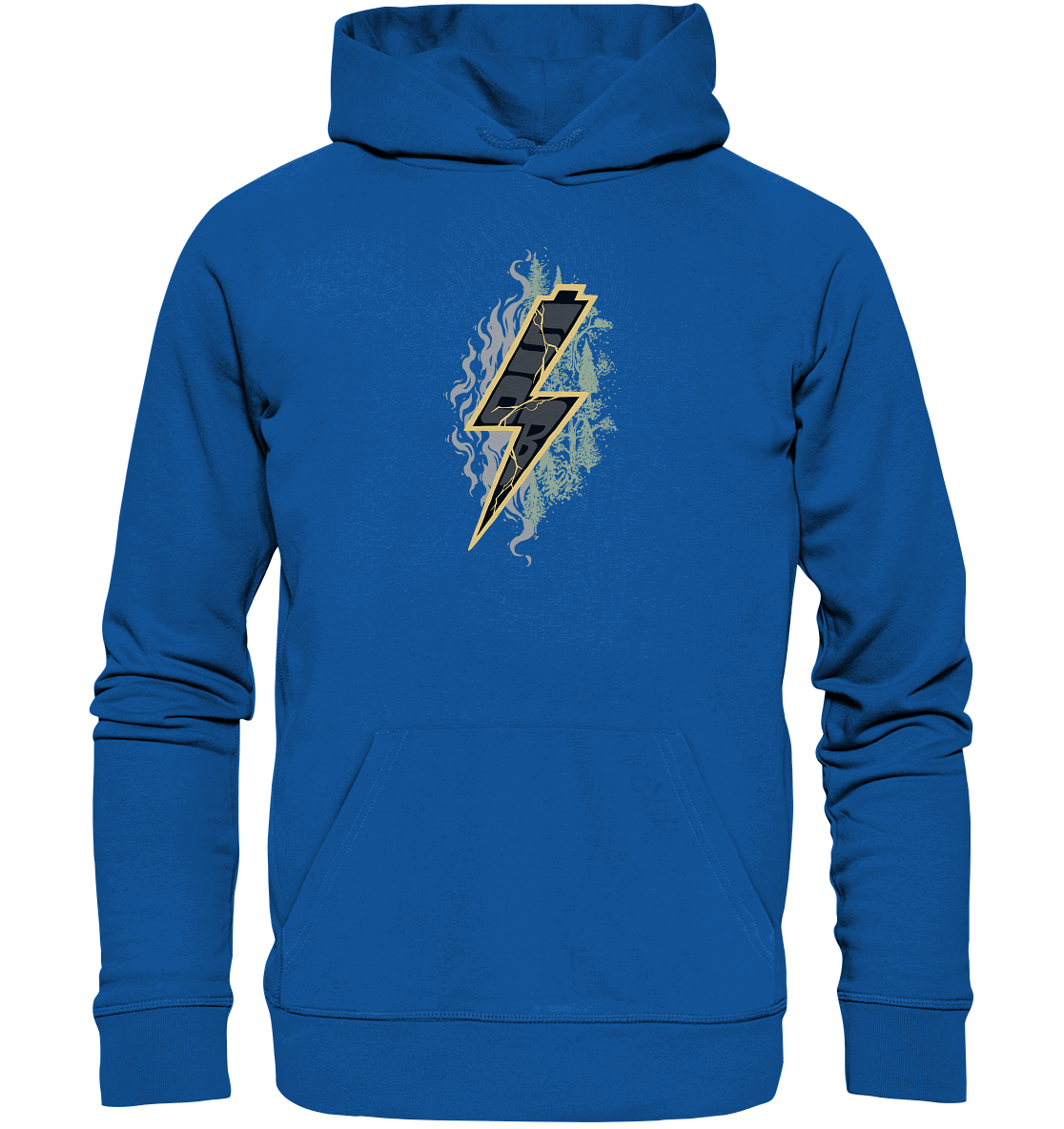 Shirtigo Hoodies Royal Blue / XS Sob "Shred or Alive" Front - Organic Basic Hoodie (Flip Label) E-Bike-Community