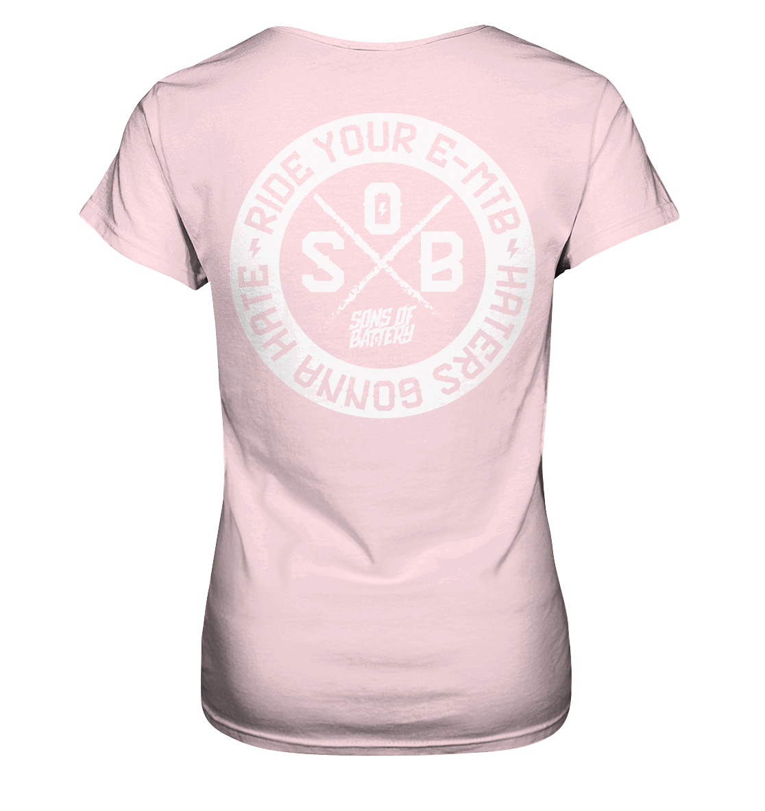 Shirtigo Lady-Shirts Orchid Pink / XS Haters gonna Hate - Ladies Premium Shirt (Ohne Flip Label) E-Bike-Community