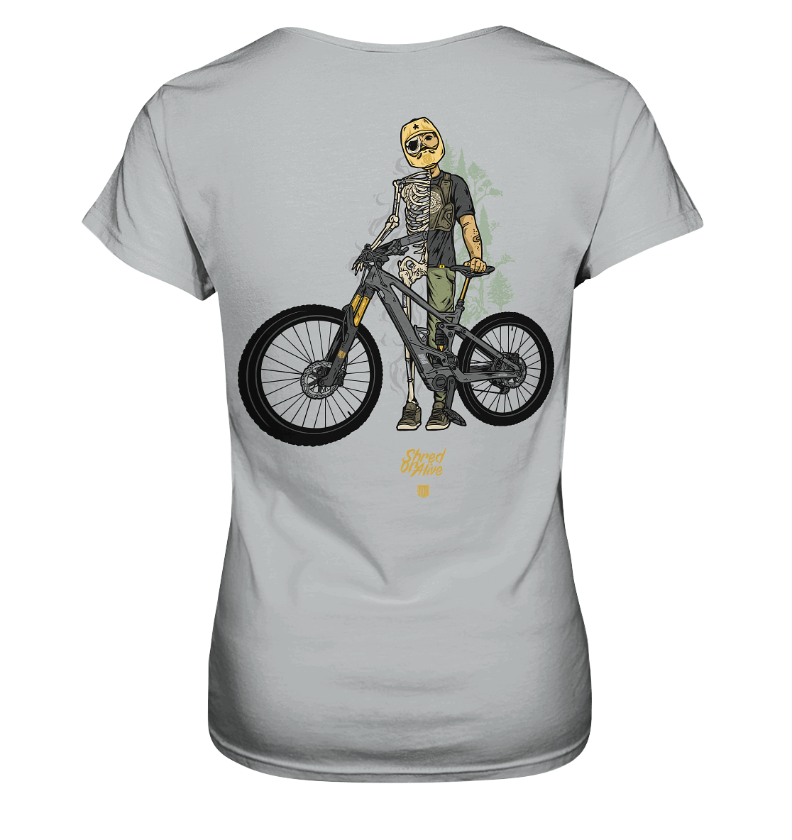 Shirtigo Lady-Shirts SoB - Shred or Alive - Ladies Premium Shirt (OHNE FLIP LABEL!) E-Bike-Community