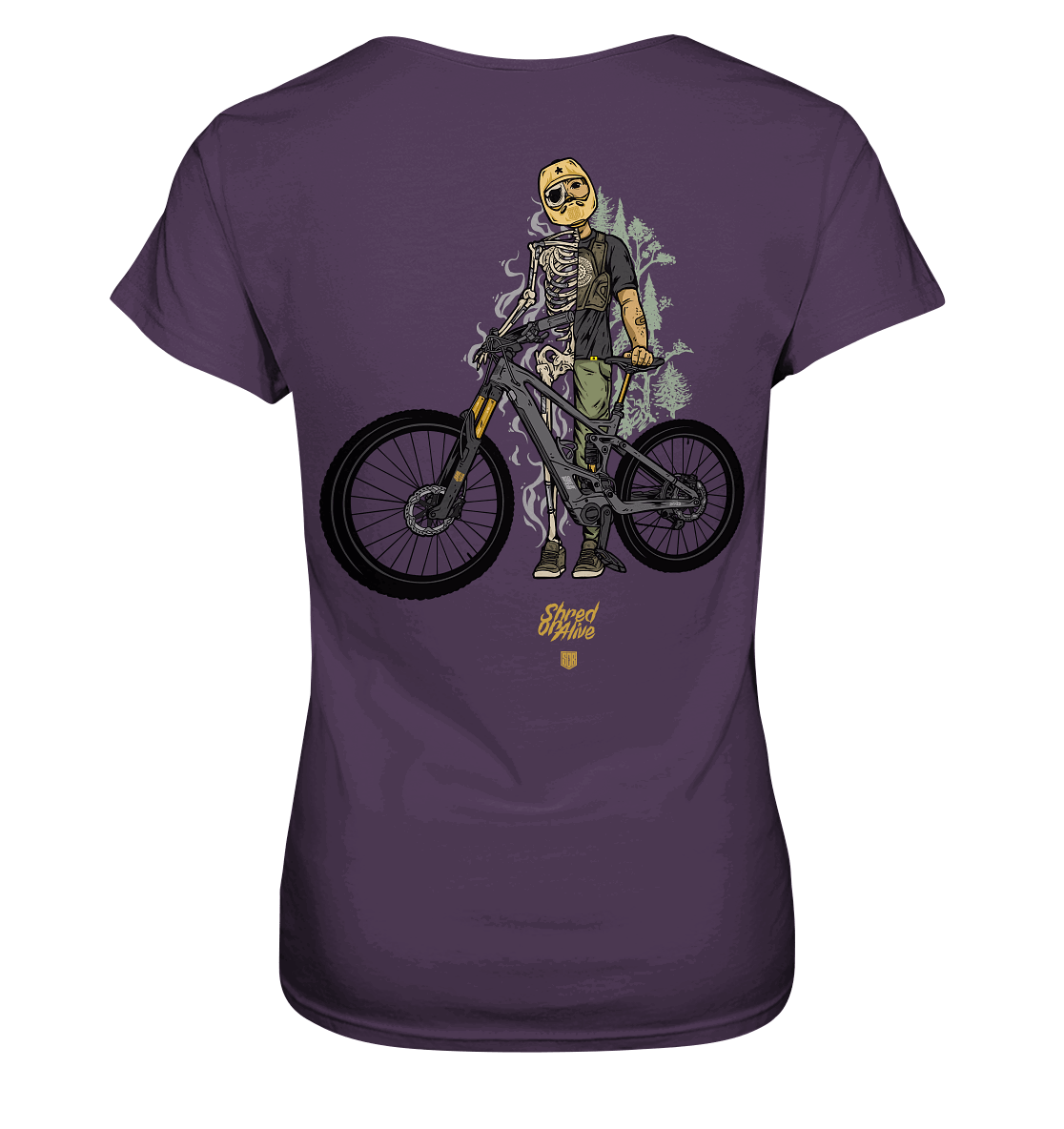 Shirtigo Lady-Shirts SoB - Shred or Alive - Ladies Premium Shirt (OHNE FLIP LABEL!) E-Bike-Community