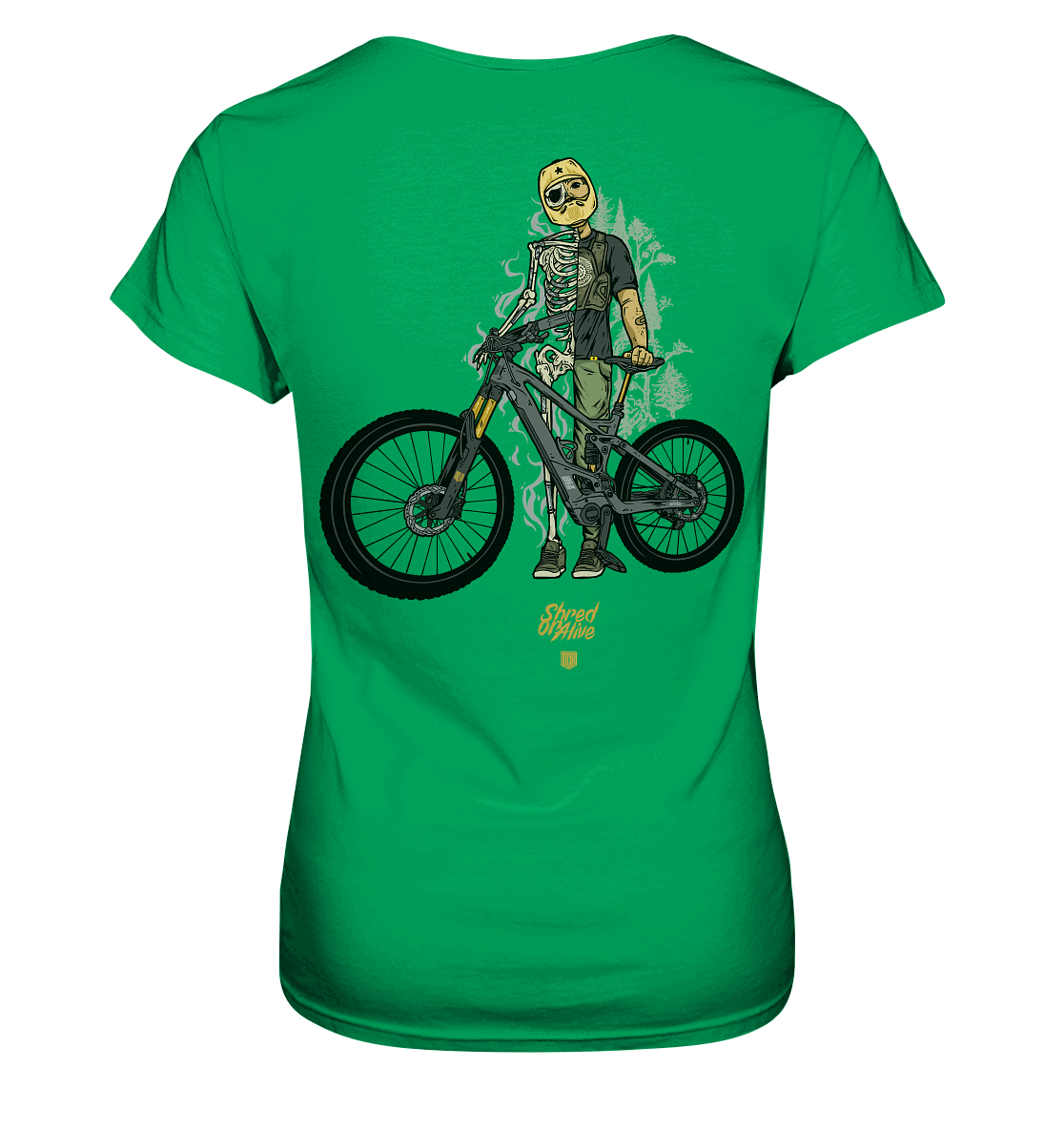 Shirtigo Lady-Shirts SoB - Shred or Alive - Ladies Premium Shirt (OHNE FLIP LABEL!) E-Bike-Community