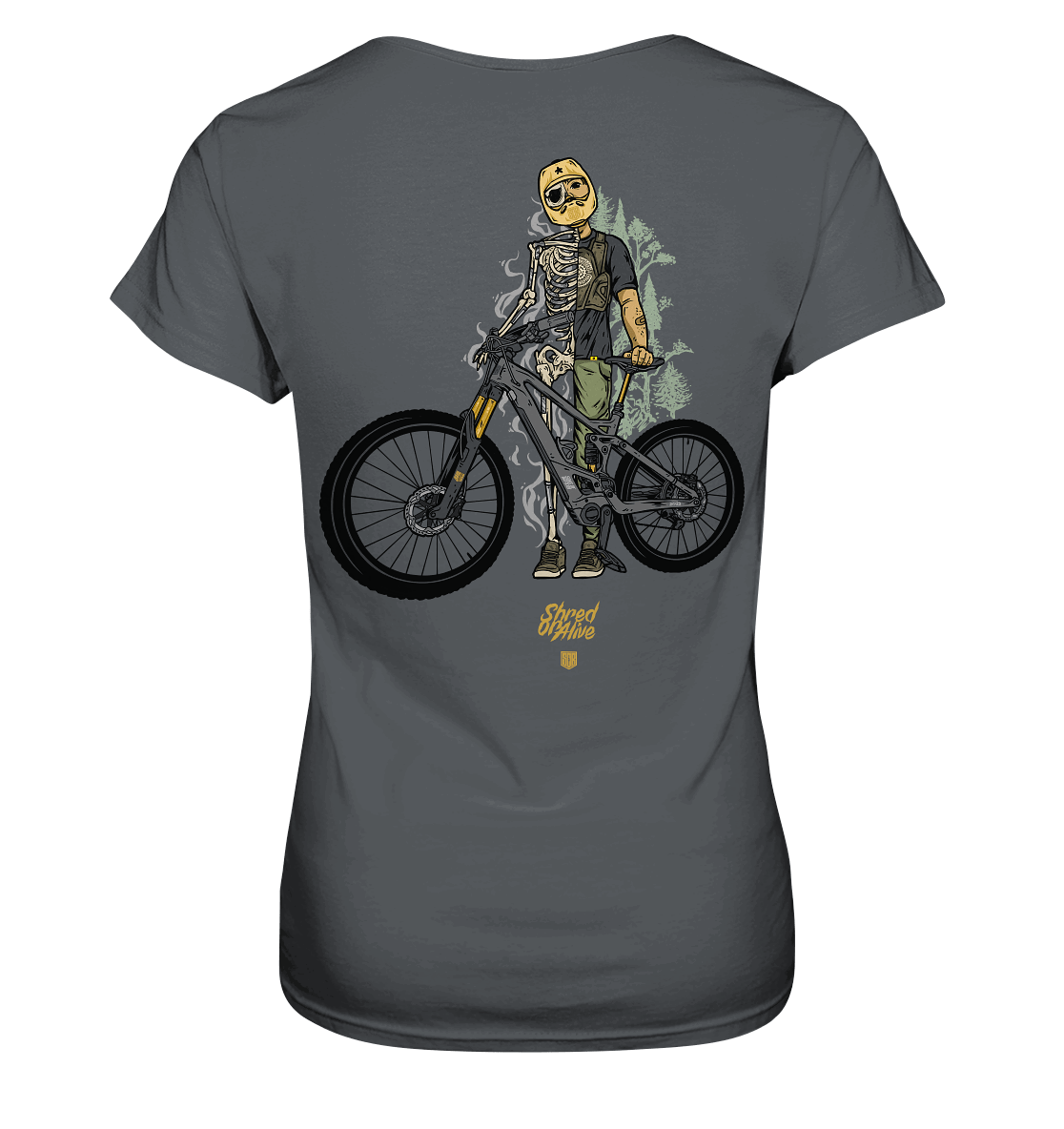 Shirtigo Lady-Shirts SoB - Shred or Alive - Ladies Premium Shirt (OHNE FLIP LABEL!) E-Bike-Community