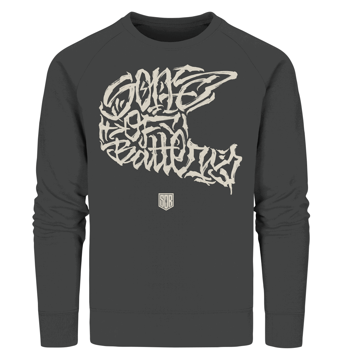 Shirtigo Sweatshirts Anthracite / S The Power of Movement - Frontprint- Organic Sweatshirt (Flip Label) E-Bike-Community