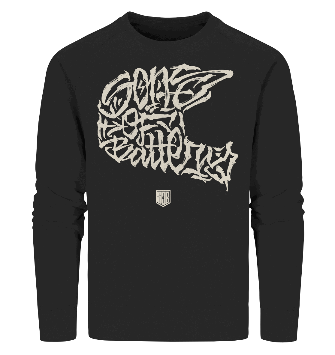 Shirtigo Sweatshirts Black / S The Power of Movement - Frontprint- Organic Sweatshirt (Flip Label) E-Bike-Community