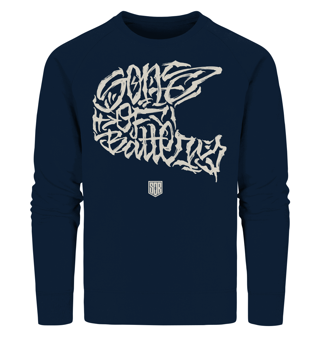 Shirtigo Sweatshirts French Navy / S The Power of Movement - Frontprint- Organic Sweatshirt (Flip Label) E-Bike-Community