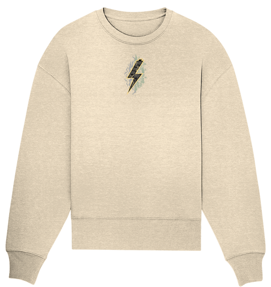 Shirtigo Sweatshirts Natural Raw / S SoB - Shred or Alive - Organic Oversize Sweatshirt E-Bike-Community