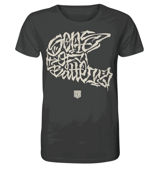 Shirtigo Unisex-Shirts Anthracite / XS The Power of Movement - Front Print- Organic Shirt (Flip Label) E-Bike-Community