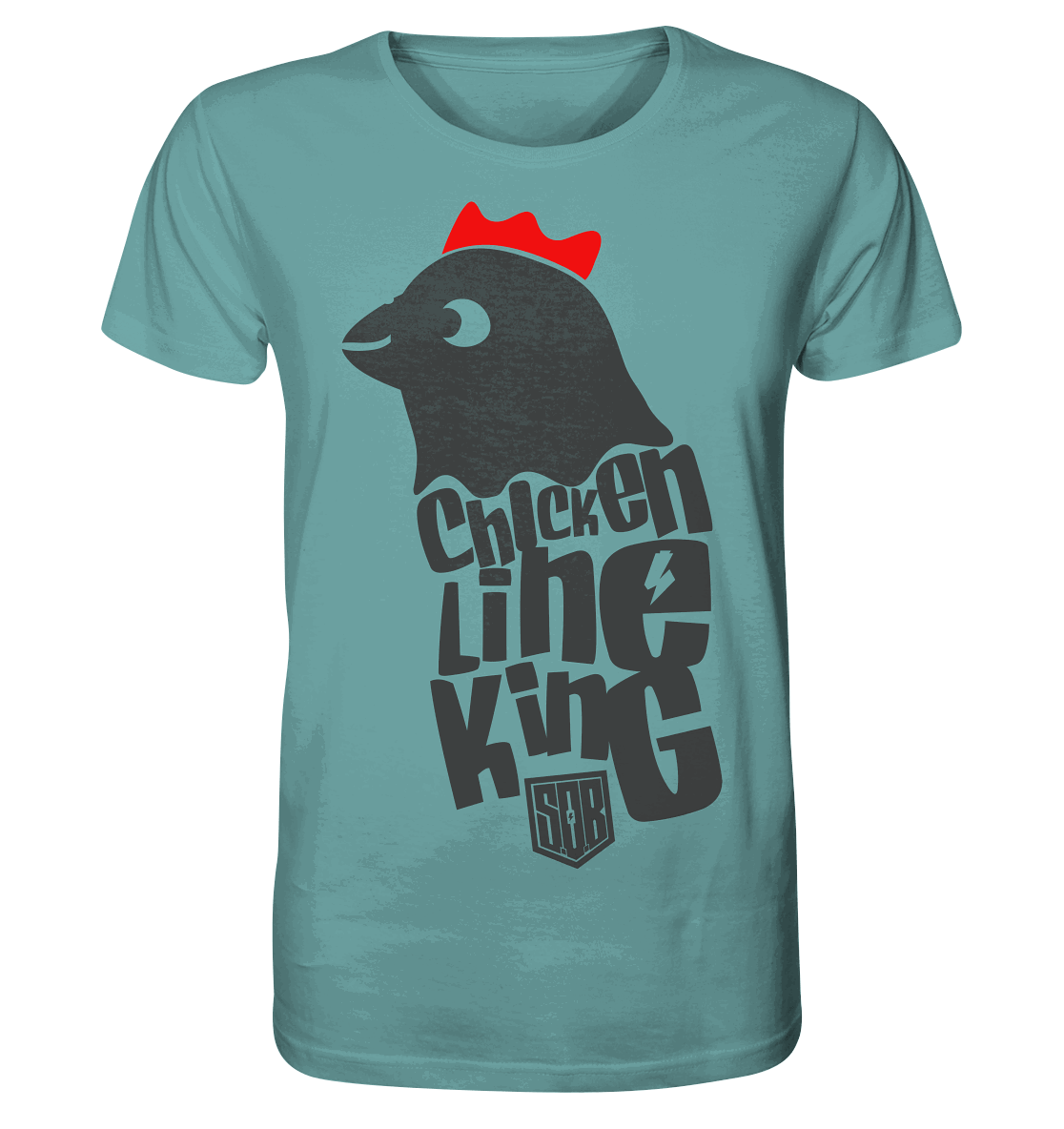 Shirtigo Unisex-Shirts Citadel Blue / XS Chicken Line - King  - Organic Shirt E-Bike-Community