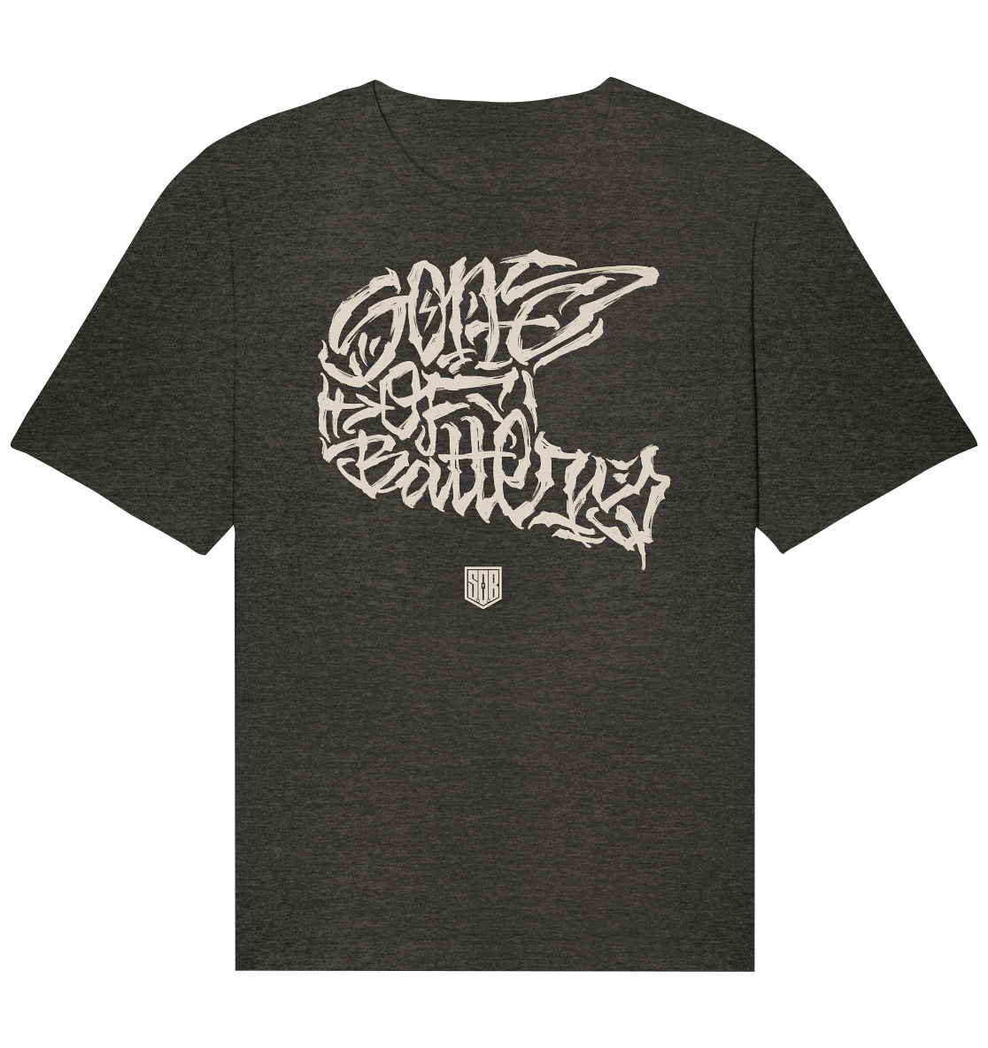 Shirtigo Unisex-Shirts Dark Heather Grey / XS The Power of Movement - Front Print- Organic Relaxed Shirt (Flip Label) E-Bike-Community