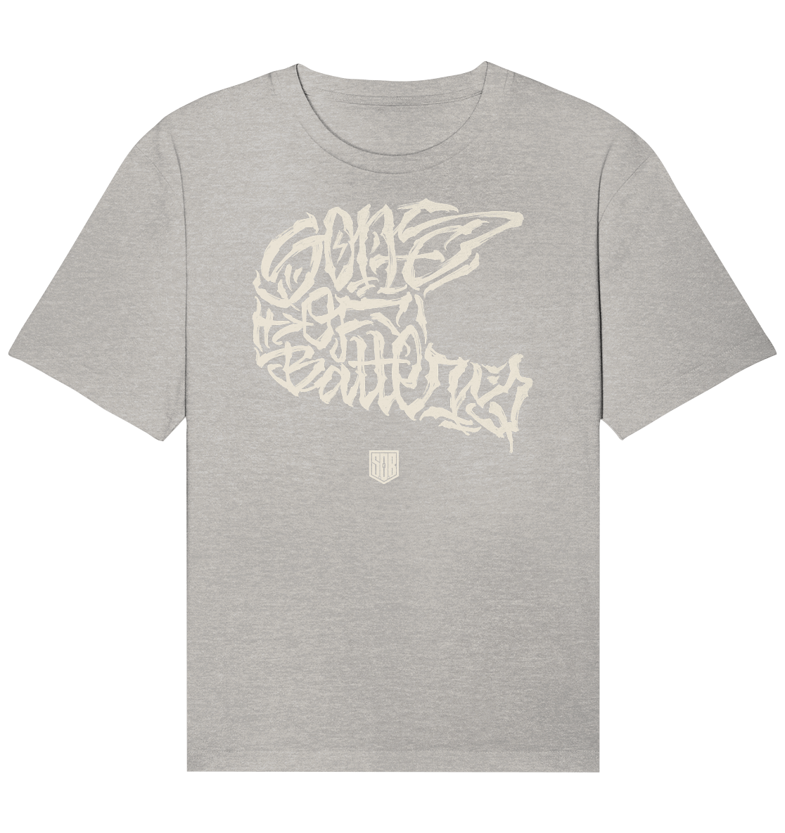 Shirtigo Unisex-Shirts Heather Grey / XS The Power of Movement - Front Print- Organic Relaxed Shirt (Flip Label) E-Bike-Community