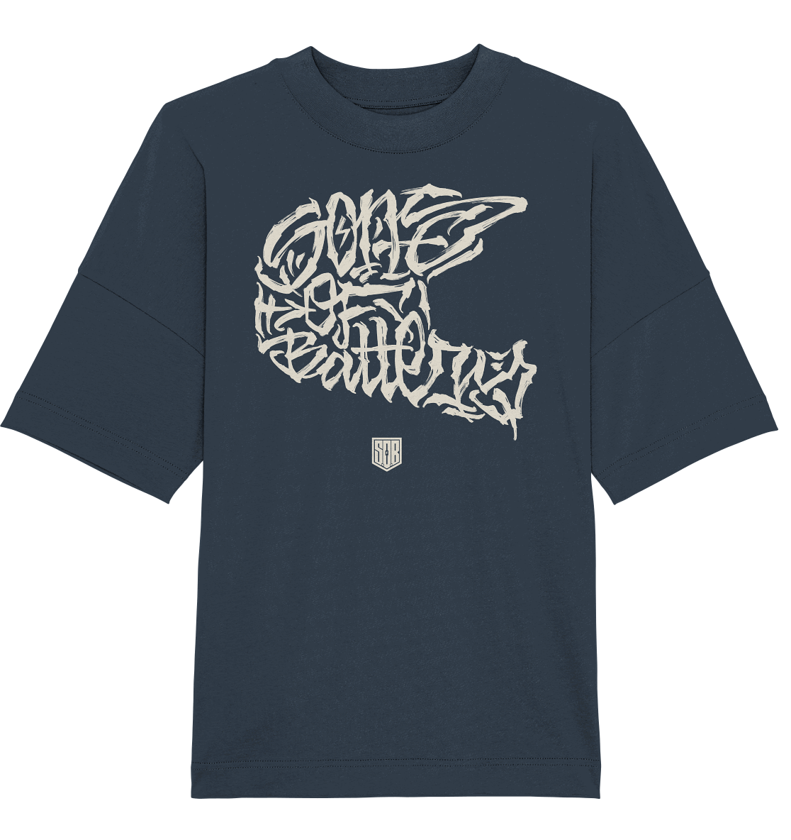 Shirtigo Unisex-Shirts India Ink Grey / XS The Power of Movement - Front Print - Organic Oversize Shirt (Flip Label) E-Bike-Community