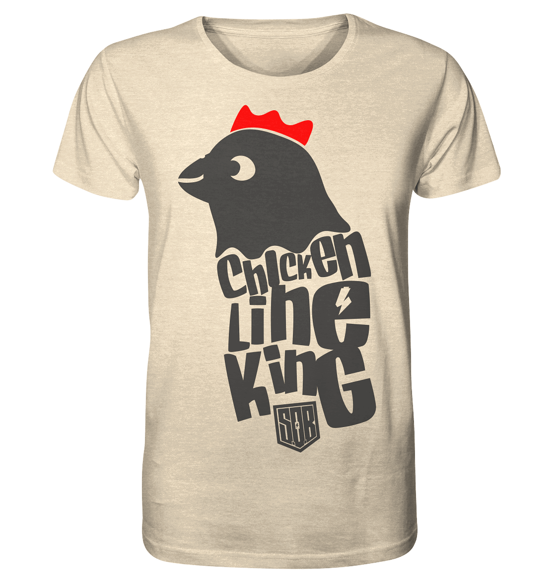 Shirtigo Unisex-Shirts Natural Raw / XS Chicken Line - King  - Organic Shirt E-Bike-Community