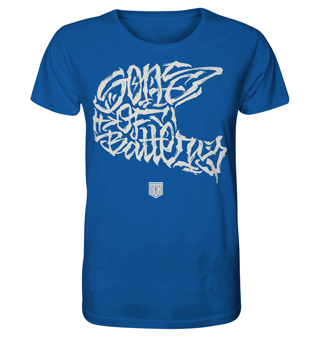 Shirtigo Unisex-Shirts Royal Blue / XS The Power of Movement - Front Print- Organic Shirt (Flip Label) E-Bike-Community