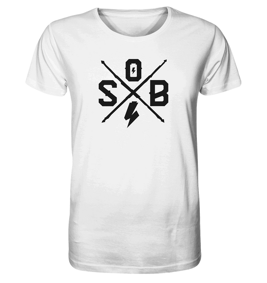 Shirtigo Unisex-Shirts White / XS Sons of Battery - Cross (Flip Label) - Organic Shirt E-Bike-Community