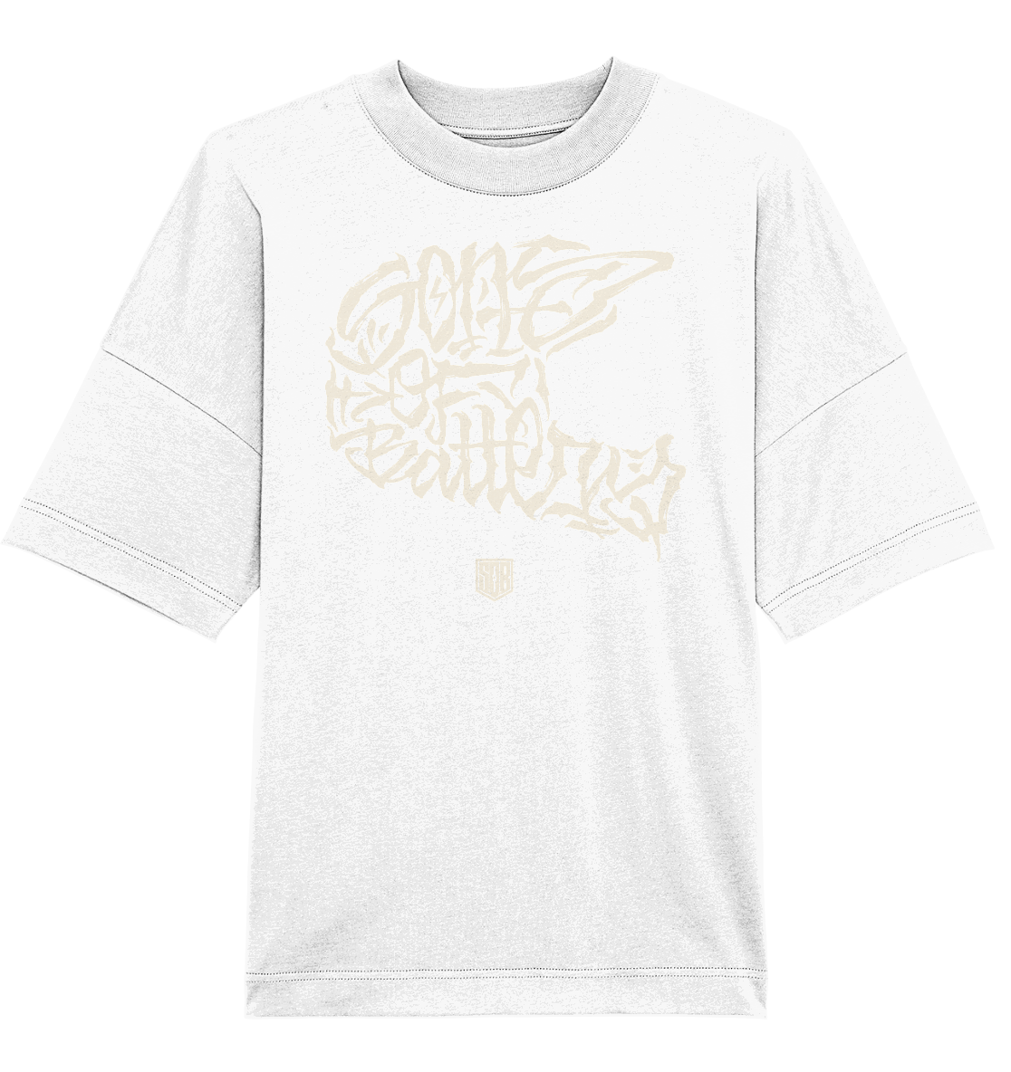 Shirtigo Unisex-Shirts White / XS The Power of Movement - Front Print - Organic Oversize Shirt (Flip Label) E-Bike-Community