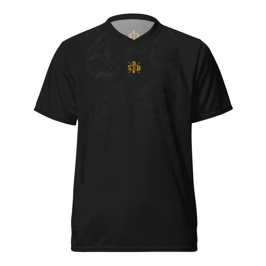 Sons of Battery® - E-MTB Brand & Community 2XS Blackmap Jersey Recyceltes Unisex-Trikot E-Bike-Community