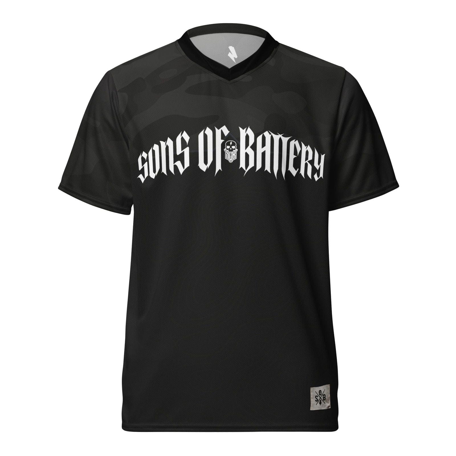 Sons of Battery® - E-MTB Brand & Community 2XS Rough - Recyceltes Unisex-Trikot E-Bike-Community