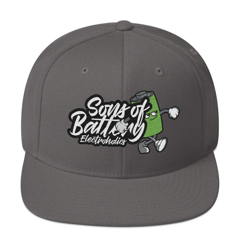 Sons of Battery® - E-MTB Brand & Community Dunkelgrau Batt Boy for Life - Snapback-Cap E-Bike-Community