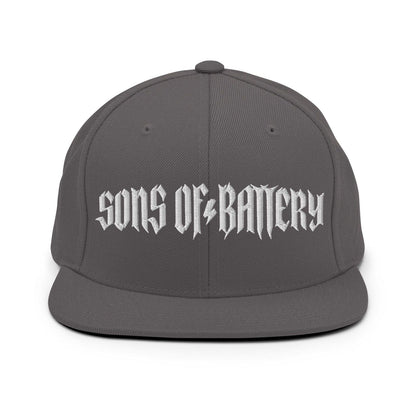 Sons of Battery® - E-MTB Brand & Community Dunkelgrau ROUGH - Snapback-Cap E-Bike-Community