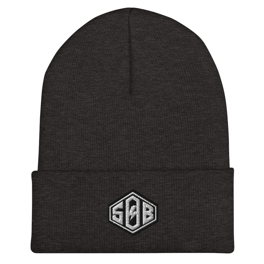 Sons of Battery® - E-MTB Brand & Community Dunkelgrau Umgeschlagene Beanie - Diamond E-Bike-Community