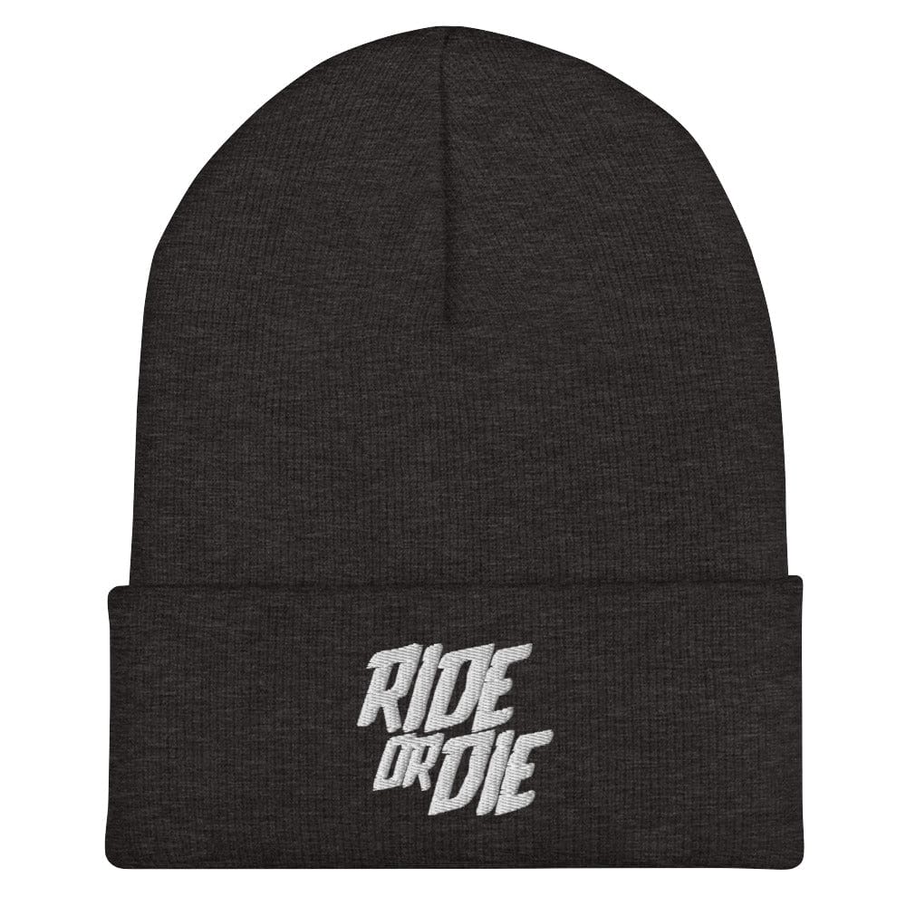 Sons of Battery® - E-MTB Brand & Community Dunkelgrau Umgeschlagene Beanie - Ride or Die E-Bike-Community