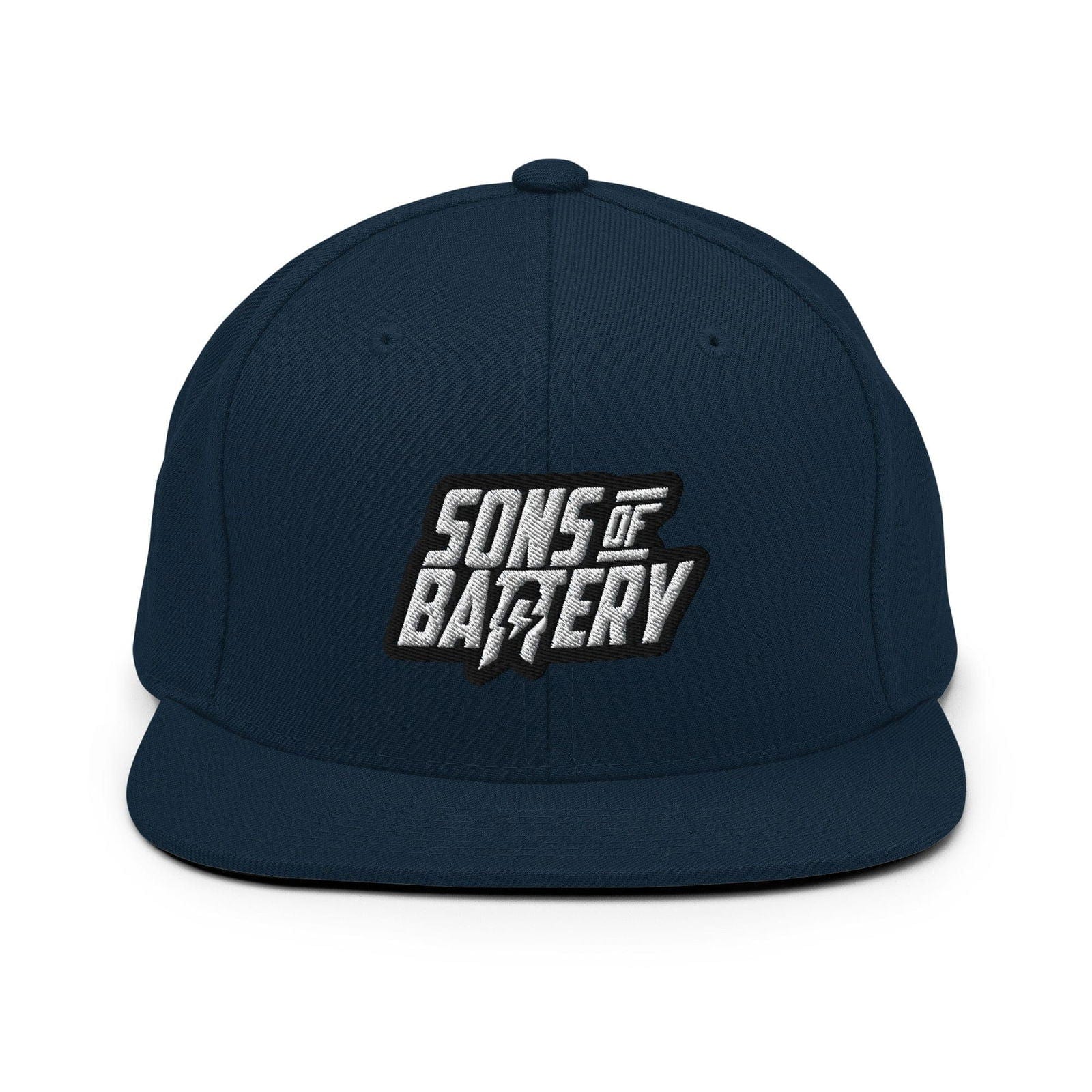 Sons of Battery® - E-MTB Brand & Community Dunkles Navy BOLD Snapback E-Bike-Community