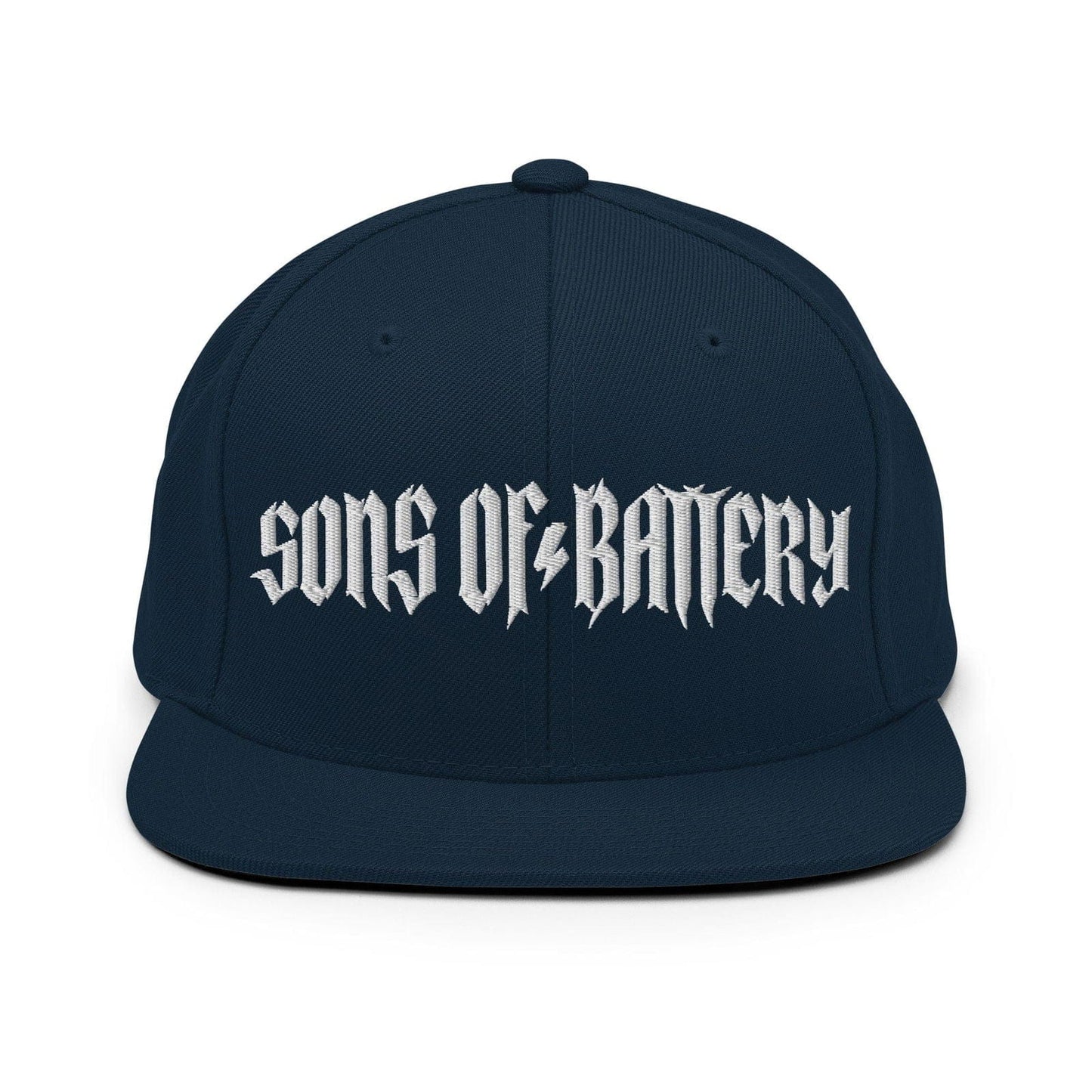 Sons of Battery® - E-MTB Brand & Community Dunkles Navy ROUGH - Snapback-Cap E-Bike-Community