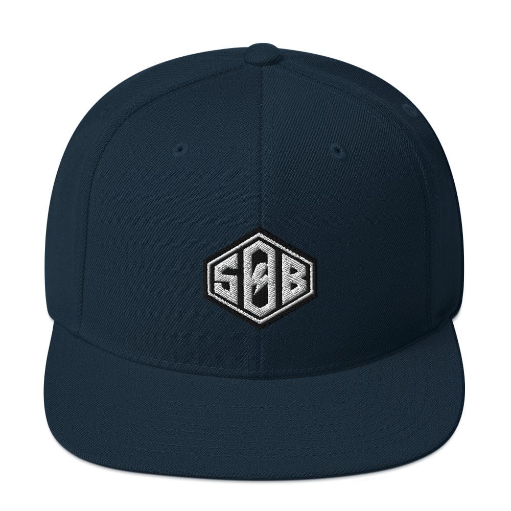 Sons of Battery® - E-MTB Brand & Community Dunkles Navy SoB Diamond - Snapback-Cap E-Bike-Community