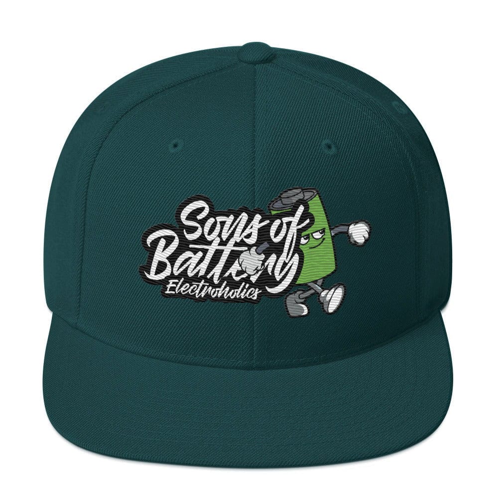 Sons of Battery® - E-MTB Brand & Community Fichte Batt Boy for Life - Snapback-Cap E-Bike-Community