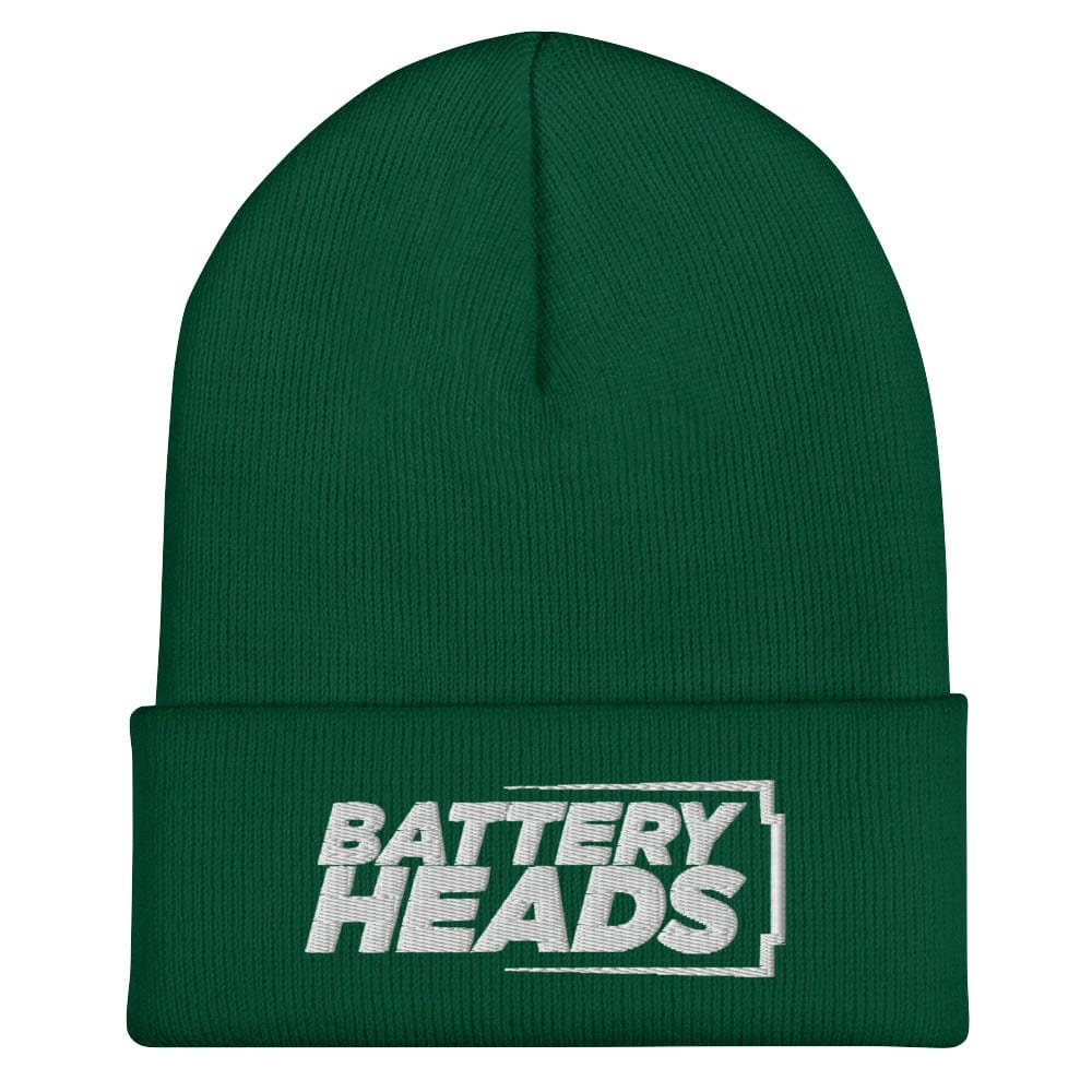 Sons of Battery® - E-MTB Brand & Community Fichte Umgeschlagene Beanie - Battery Heads E-Bike-Community