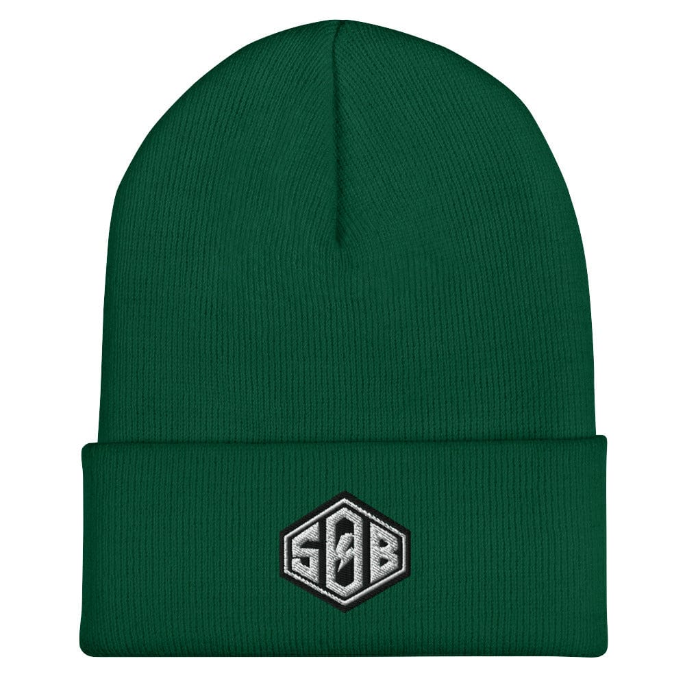 Sons of Battery® - E-MTB Brand & Community Fichte Umgeschlagene Beanie - Diamond E-Bike-Community