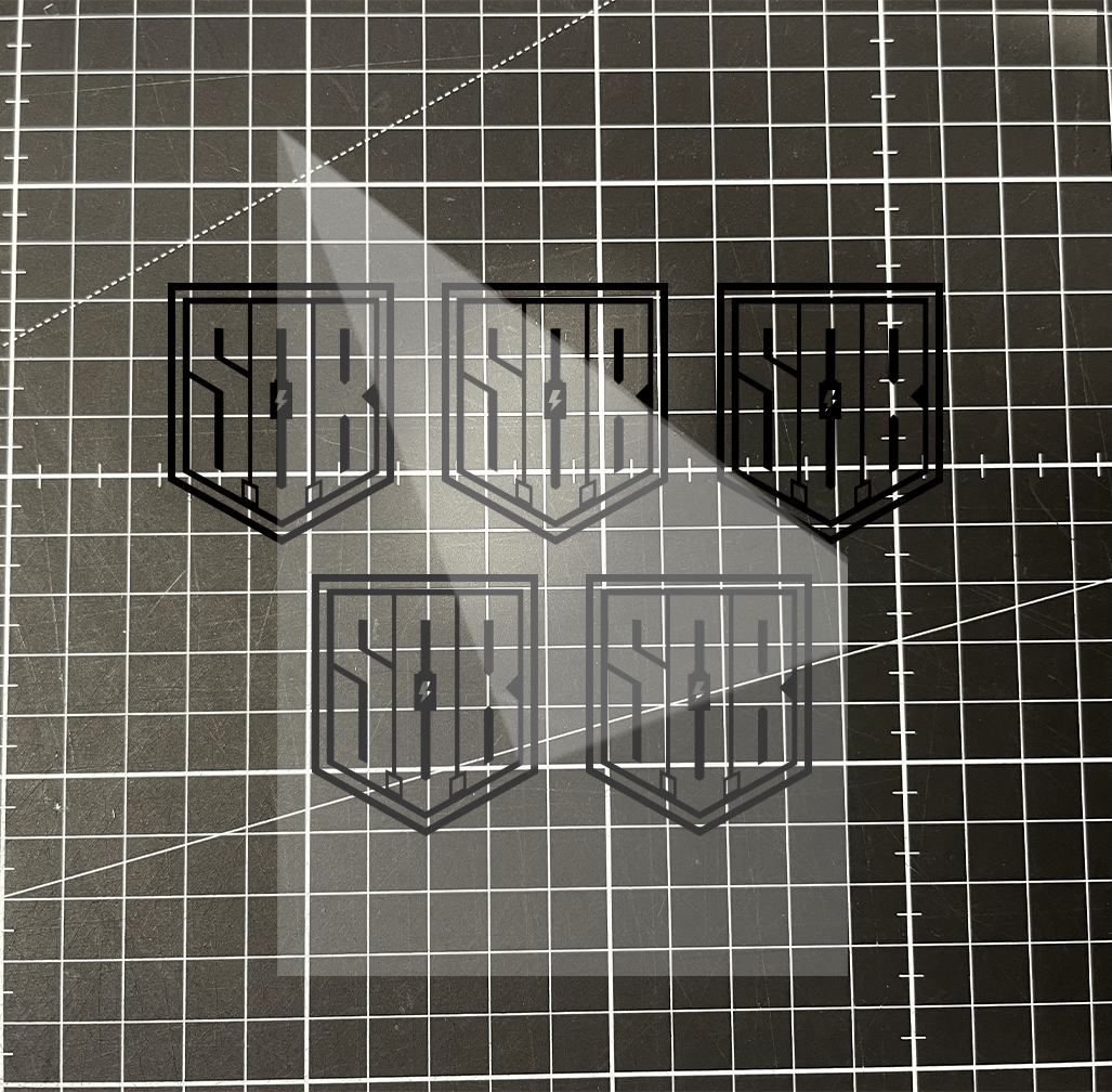 Sons of Battery - E-MTB Brand & Community Folien 5er Pack SoB Folienplot "Innen / Full" (Plott) “Modernes Logo” E-Bike-Community