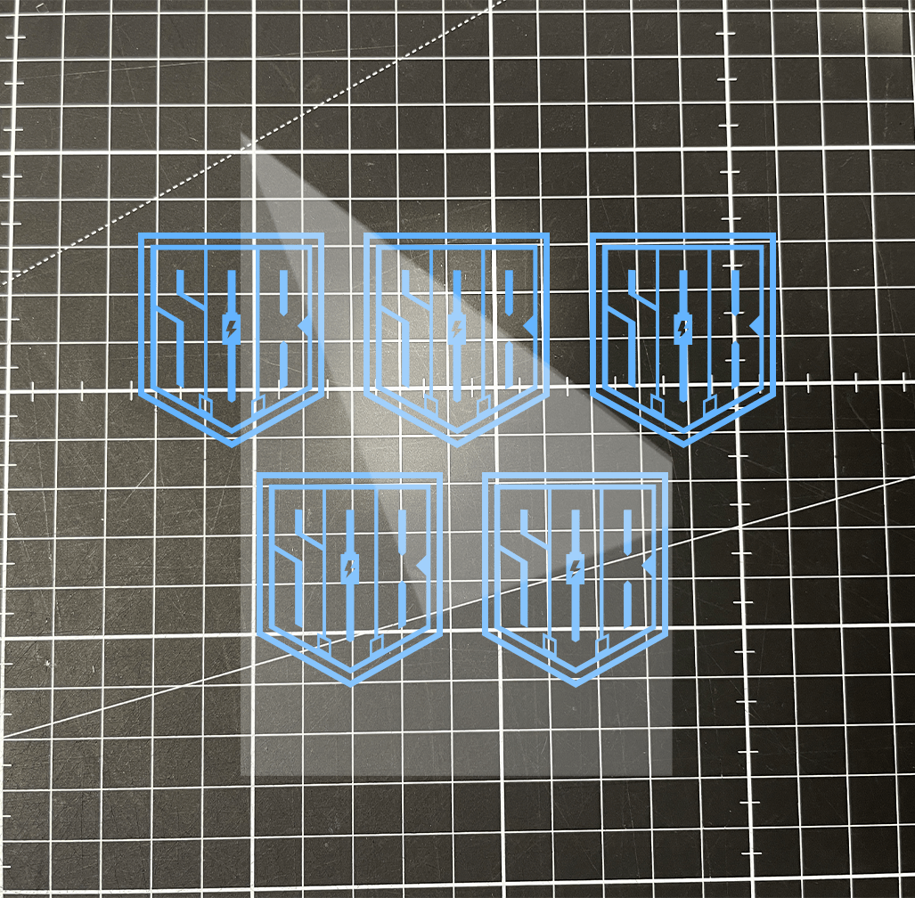 Sons of Battery - E-MTB Brand & Community Folien 5er Pack SoB Folienplot "Innen / Full" (Plott) “Modernes Logo” E-Bike-Community