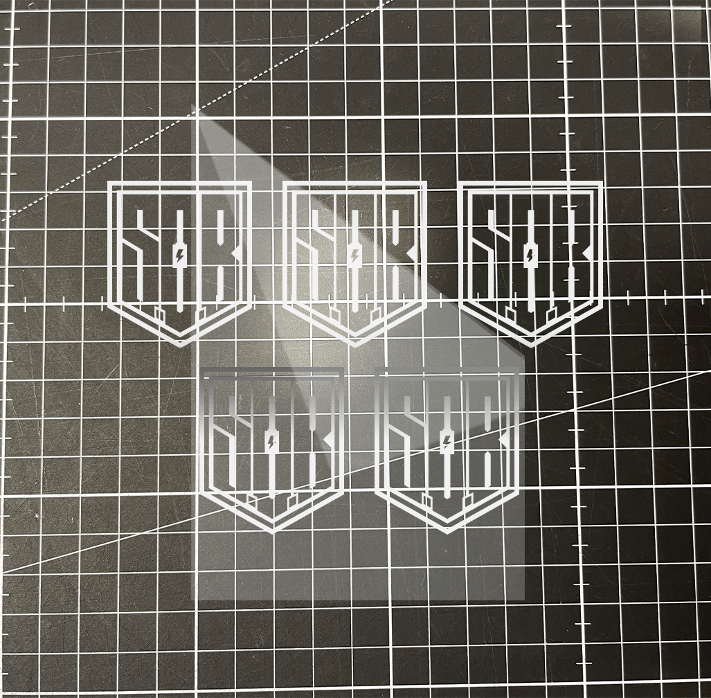 Sons of Battery - E-MTB Brand & Community Folien 5er Pack SoB Folienplot "Innen / Full" (Plott) “Modernes Logo” E-Bike-Community