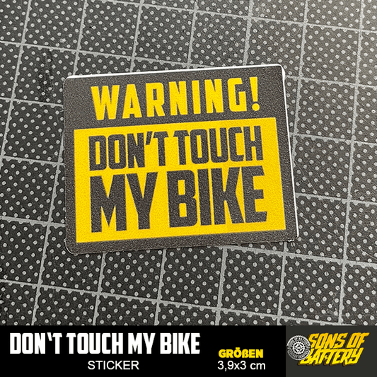 Sons of Battery - E-MTB Brand & Community Folien Don't Touch my Bike Aufkleber Sticker E-Bike-Community