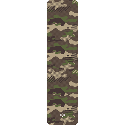 Sons of Battery® - E-MTB Brand & Community Folien & Sticker 60 cm x 14 cm / Camouflage-Gruen-braun-Punkte Camouflage (Verschiedene Muster) -  Akku Sticker  Universal / Schutzfolie / für alle E-Bikes auch Cube 750 wh oder 625 wh E-Bike-Community