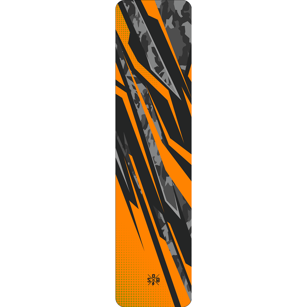 Sons of Battery® - E-MTB Brand & Community Folien & Sticker 60 cm x 14 cm / Orange CAMOTECH -  Akku Abdeckung Cover Universal / Schutzfolie / Unterrohr für alle E-Bikes auch Cube 750 wh oder 625 wh E-Bike-Community